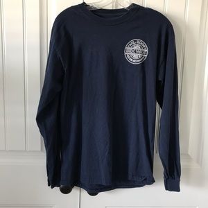 sex wax long sleeve tee in navy